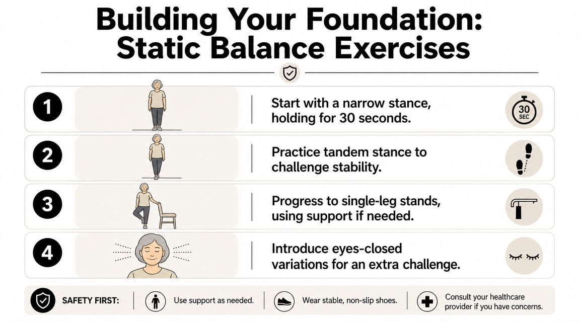 Building Your Foundation with Static Balance Exercises